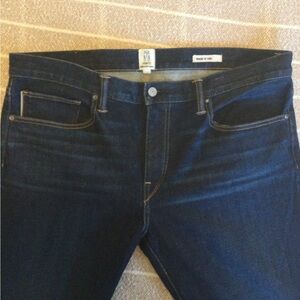 NWOT Kato Selvedge Stretch Pen Slim Denim, 38